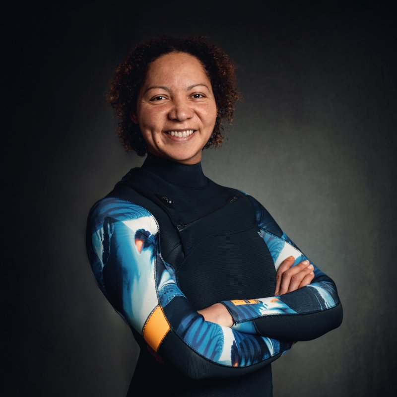 Bibiana Magaji Kitesurfing